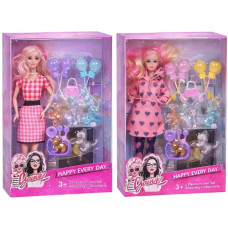 лялька з вихованцями та аксесуарами в кор. 21х7,5х31,5см.  HY08G  (36/72)