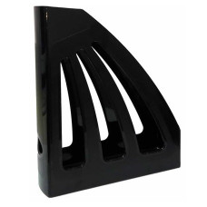 лоток для паперу вертик. ЛВ-03 пластмас. на 1 відділ. (КІП) чорний  (16)