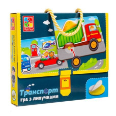 гра з липучками "Транспорт" Vladi Toys  VT1302-28
