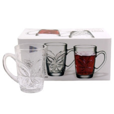 набір кухлів скляних 6шт. 200мл.  BMZ21307AGL