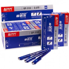 ручка GP-3132 "пиши-витирай" гелева синя 0,5мм.  (12/144/2304)