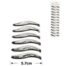 шпилька-"тік-так" 5,7см. зі сріблястою посипкою  А 1033-15-25СВ (015869)  (12)