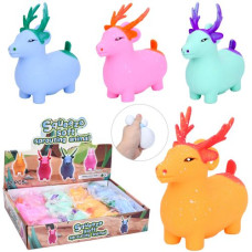іграшка антистрес оленя 10см., борошно, в кул., 12шт. в диспл. 34х22х61см.  MS 4142  (144)