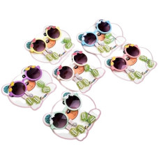 набір 2 гумки для волосся + 2 шпильки + сонцезахисні окуляри на бліст.  WW02191  (1/360)