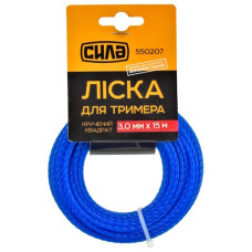 ліска для тримера Сила кручений квадрат d-3,0мм. 15м.  550207