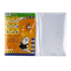 плівка для обгортання книг Zibi 38х27см. прозора, набір 10арк.  ZB.4793  (50)