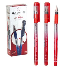 ручка Radius I-Pen кульк. масл. червона  (12/144/1728)