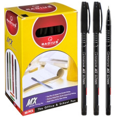 ручка Radius MX кульк. масл. чорна  (50/500/2000)