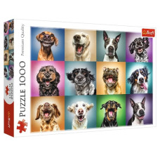 пазли Trefl 1000 елем. Смішні портрети собак  10462
