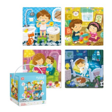 пазл 4 в 1 "Мій день" Dodo Toys  300130