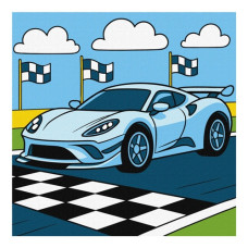 картина за номер. Ідейка 25х25см. дитяча "Блискуча перемога"  КНО1313