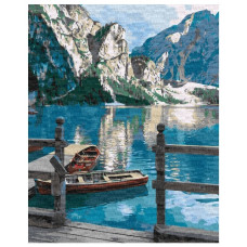 картина за номер. Ідейка 40х50см. "Гірський спокій"  КНО2763