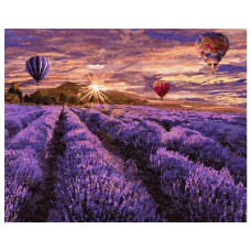 картина за номер. Ідейка 40х50см. "Квітуча лаванда"  КНО2839