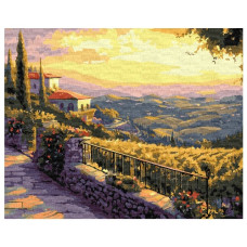 картина за номер. Ідейка 40х50см. "Італійський вечір"  КНО2907