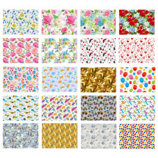 папір для пакування подарунків 64х90см.  ОБ2  (240)