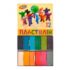 пластилін Колорит 12кол./215гр.  П-12  (56)