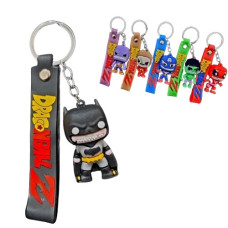 брелок гумовий супергерої зі стрічкою  3167  (12)