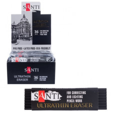 гумка Santi професійна ультратонки художня 7,5х2х0,5см.  560539  (36/648/1296)