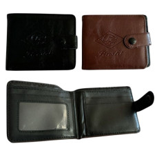 гаманець чоловічий ПВХ 11,5х9,5х1,5см., з кнопкою  40-3  (12/300)