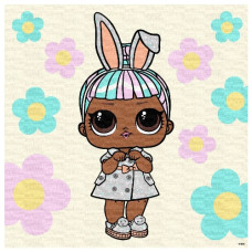 картина за номер. Ідейка 40х40см. "L.O.L. Surprise! Spring Bling Carats"  КНО1100