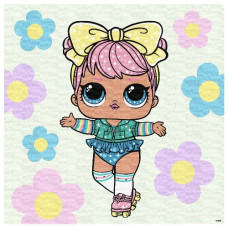 картина за номер. Ідейка 40х40см. "L.O.L. Surprise! Spring Bling Dawn"  КНО1101