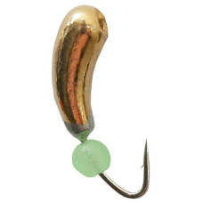 мормишка вольфрамова "Уралка" d-3,0мм. золото  Р1230-1