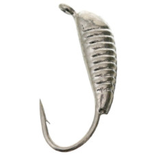 мормишка вольфрамова "Лялечка з вушком" d-3,0мм. срібло  Р5330-2