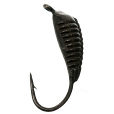 мормишка вольфрамова "Лялечка з вушком" d-3,0мм. чорна  Р5330-5