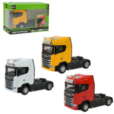 трейлер Автопром мет., звук, світло, на батар. в кор. 15х7х10см.  АР7539АВ  (72/144)