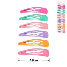 шпилька-"тік-так" глянцева кольорова 5,8см.  А 1033-15-20С (015274)  (12)