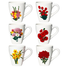 чашка 240мл. Квіти  212-11  (12)