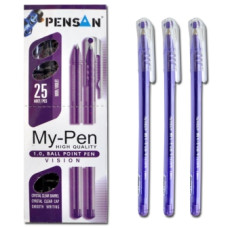 ручка Pensan My Pen маслян. фиолет.  (25/600/2400)