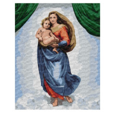 картина за номер. Ідейка 40х50см. "Сикстинська мадонна"  КНО4868