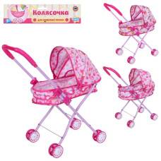 коляска металева класика 20х26х55см., подвійні колеса, в кул. 27,5х60х9см.  M 0354 U/R  (24)