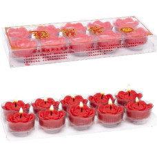 набір свічок з маслом "Квітка" 10шт.  248-2/116332  (36)