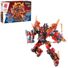 конструктор робот + транспорт 4в1, 1201 дет. в кор. 52х34х7см.  41305  (9)