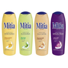 крем-гель для душу Mitia для жінок 400мл. (в ас-ті)