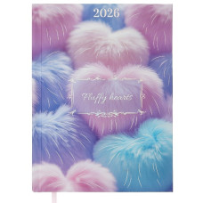 щоденник Buromax ROMANTIC рожевий, датований на 2026 рік  А5  ВМ.2170-10