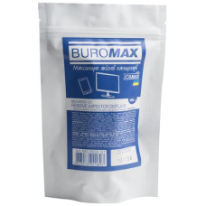 запасний блок серветок Buromax для чищення екранів, моніторів та оптики  ВМ.0802-01  (20)