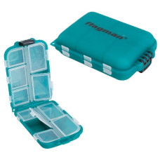 коробка для гачків Flagman подвійна, 10 відділень, 9,5х6х2,8см.  WH003