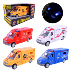 машинка Міські служби 20х7х8,5см., світло, звук, на батар. в кор. 25х13х14см.  JZ2024-22  (27/54)