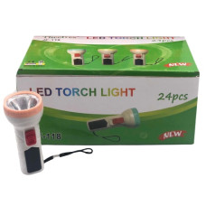 ліхтарик пл. на батар. (батарейки в комплект не входять)  118  (24/480)