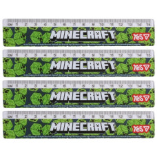 лінійка YES 15см. "Minecraft"  370692  (20/100)