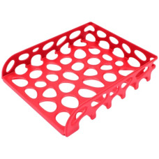 лоток для паперу Tascom горизонтальний пластмасовий червоний  20605  (10)