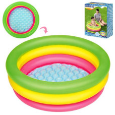 басейн Bestway дитячий 70х24см., 42л., надувне дно, ремкомпл., в кор.  51128  (12)