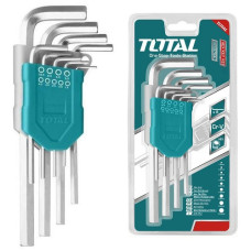 набір ключів шестигранних Total довгих S2 9шт..  ТНТ106191