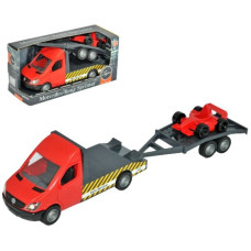 автомобіль "Mercedes-Benz Sprinter" евакуатор з лафетом (червоний)  39740