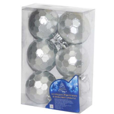 кульки ялинкові в кор. 6см. 6шт. 8834  (6/600)