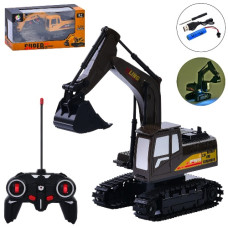 екскаватор р/к акум., рух. ковш, USB-зар., в кор. 29х16х11,5см.  163-Е8216А  (12)