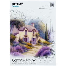 скетчбук Kite Creative для робіт олівцями А4/30арк.  К-1278  (1/25)